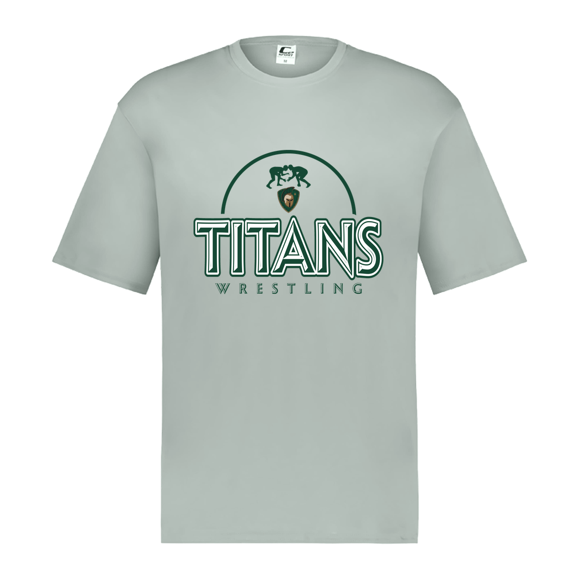 tc-titans-ball-dome-2-c2-mens-performance-short-sleeve-tee — Silver — Front — source sha256 3838098065a0227284eb7255a1b85f30104359f304792059aafc828c55b0bd30 — Color position 3