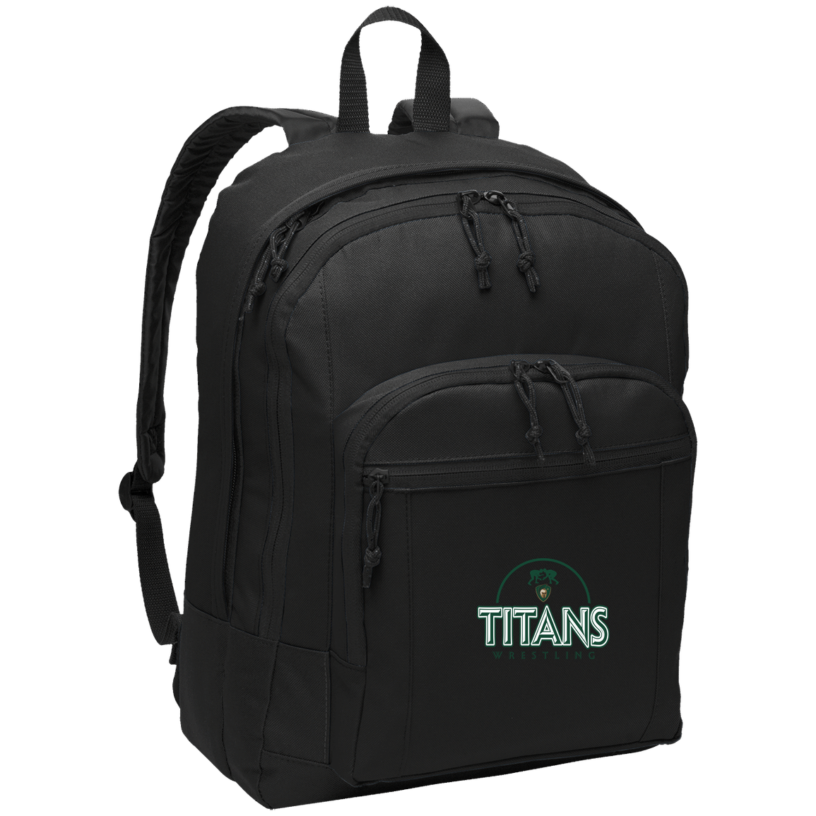 tc-titans-ball-dome-2-port-authority-basic-backpack — Black — Front — source sha256 4ec3fb0dfdd9dad82b3f3f32318bd254f19a02a0f042e90c8b9d1d5c17844179 — Color position 1