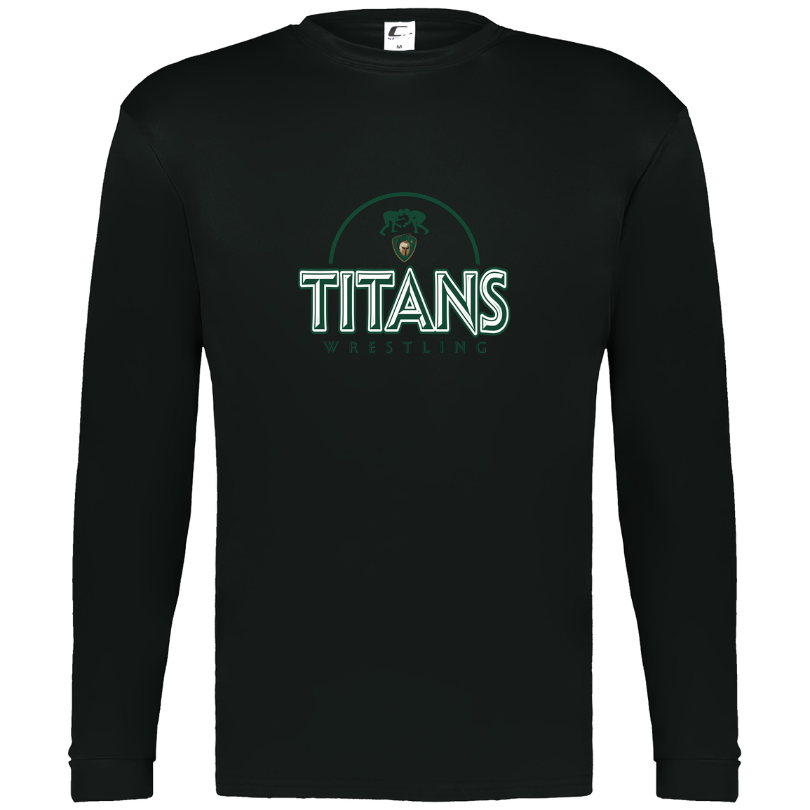tc-titans-ball-dome-2-c2-mens-performance-long-sleeve-tee — Black — Front — source sha256 9a397ce3626dda5c388eac1f4e7a099795a9bea487e317aa83c619927f6bf106 — Color position 1