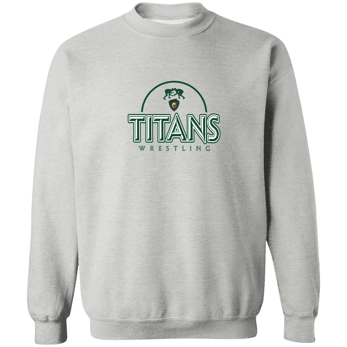tc-titans-ball-dome-2-gildan-crewneck-pullover-sweatshirt — Sport Grey — Front — source sha256 9b810958b87aeb09f3a0a350a15bc030687688e533b64de59d51b5b6ad178d4e — Color position 1