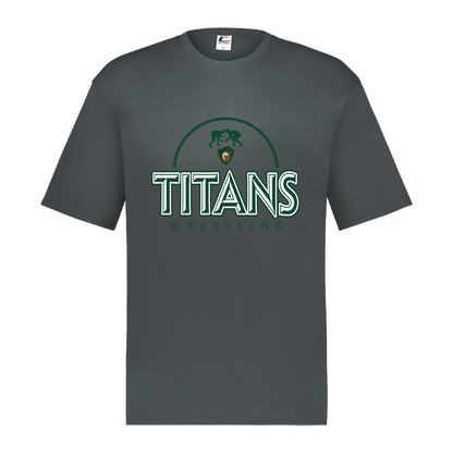 tc-titans-ball-dome-2-c2-mens-performance-short-sleeve-tee — Graphite — Front — source sha256 cac01f794c22d5b6a8ba773f5b1d06d6f1094290408850c4365f1c5ee67d41ea — Color position 2