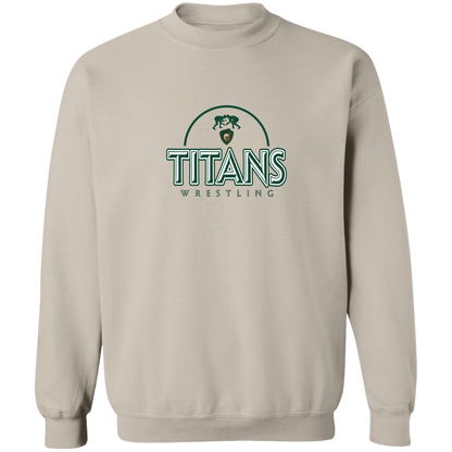 tc-titans-ball-dome-2-gildan-crewneck-pullover-sweatshirt — Sand — Front — source sha256 f01590c72944361a54f68d55d818c8cc6face55a3a5085ed1984a75c8785457e — Color position 5