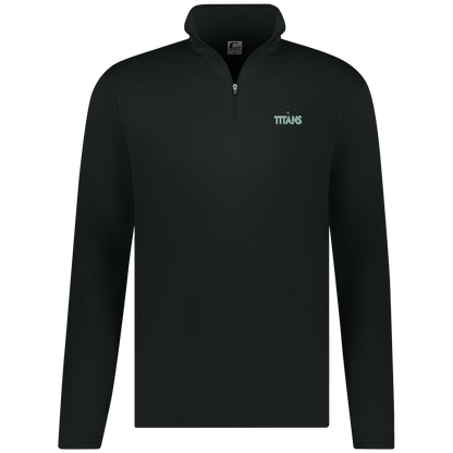 tc-titans-ball-dome-c2-mens-1-4-zip-pullover — Black — Front — source sha256 75601311be90d29a38bd46cb8365f95dc0566dadccb149a515c48be53bf144d4 — Color position 1