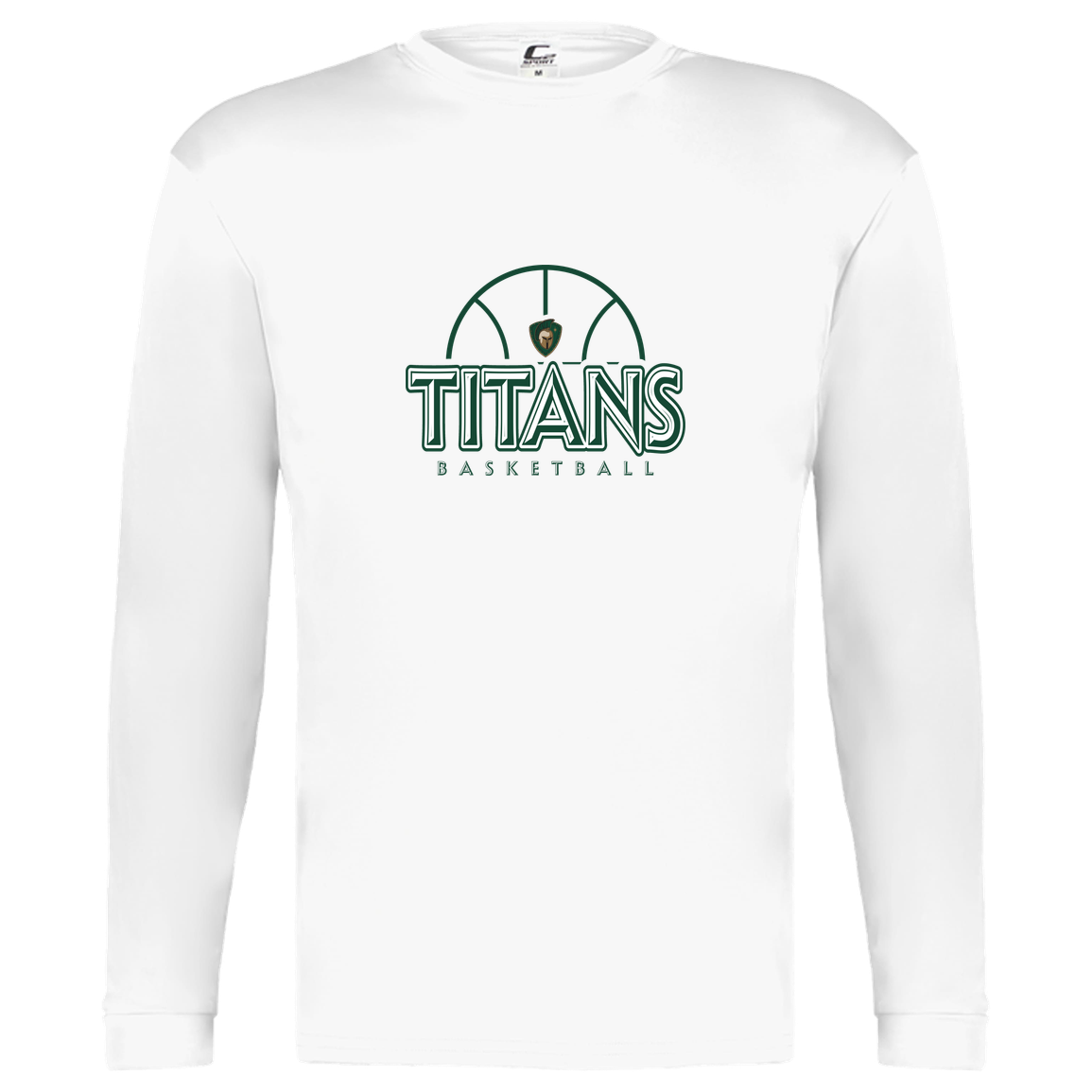 tc-titans-ball-dome-c2-kids-performance-long-sleeve-tee — White — Front — source sha256 8a6970637baff8c99b9f54aa3ea8d4ee396e0af0ba3a9ad888c64f66edadcd31 — Color position 4