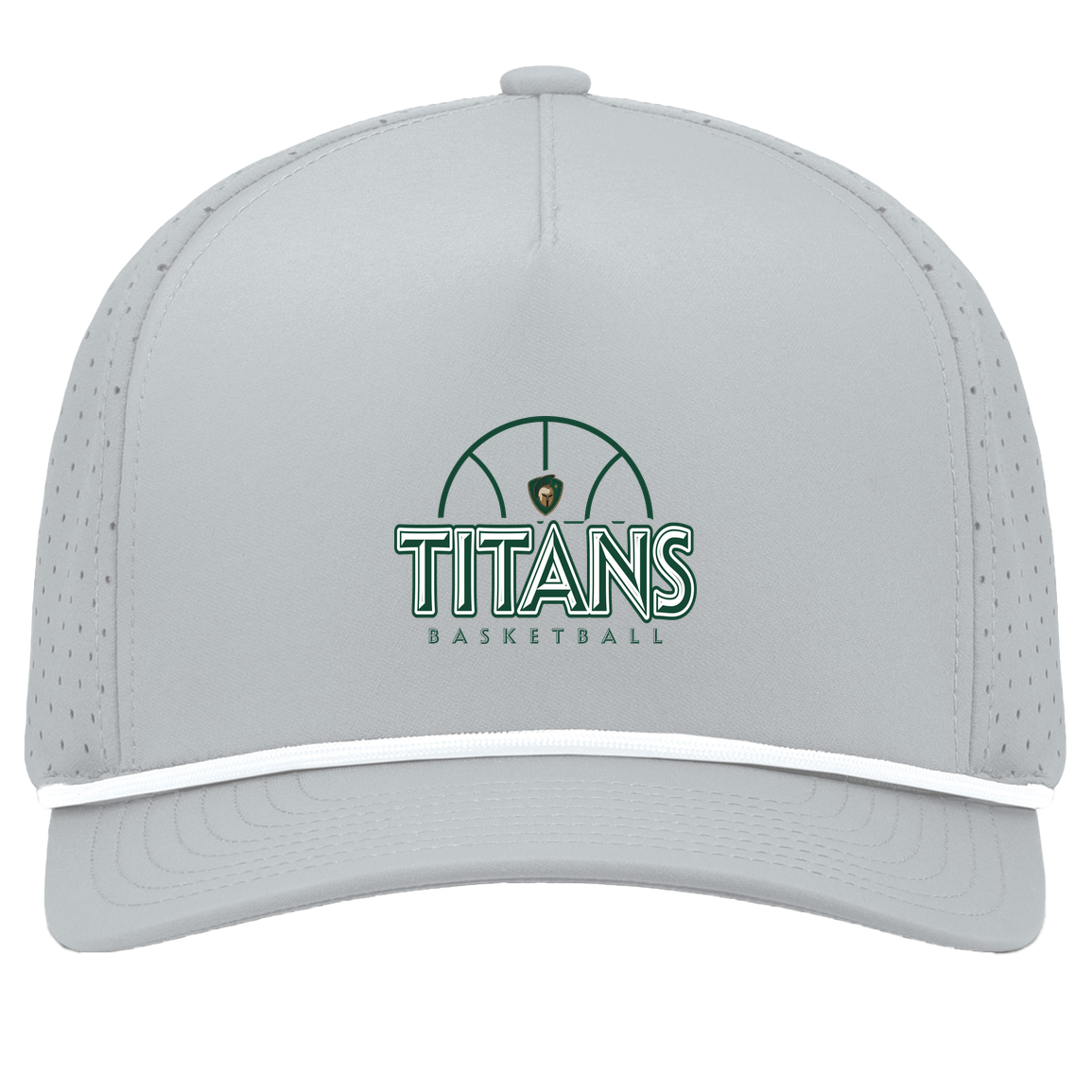 tc-titans-ball-dome-pacific-headwear-weekender-perforated-snapback-cap — Silver/White — Front — source sha256 8c2388c2d201899acf75effb77a38cda008633d21757211e595fc9bec6b55761 — Color position 5