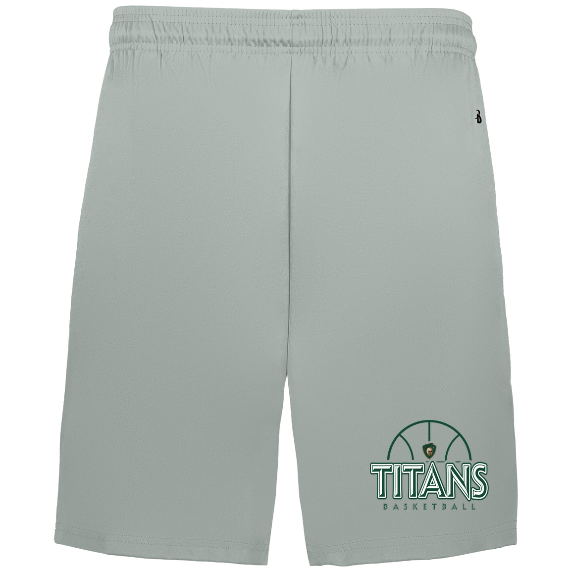 tc-titans-ball-dome-badger-adult-b-core-7-inch-short-with-pockets — Silver — Front — source sha256 9fbb4fc51da3da1d7f03a0cb5da57aa632cb1d52ac284fea6d3d0e2dc382c26d — Color position 3