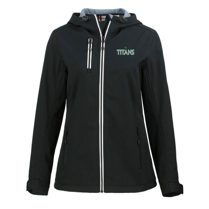 tc-titans-ball-dome-clique-womens-eco-stretch-softshell-jacket — Black — Front — source sha256 b91f0b1b1d989ca2a71ffbbc5d6008010b4bc92629963271e89c7d4dc5ae0413 — Color position 1