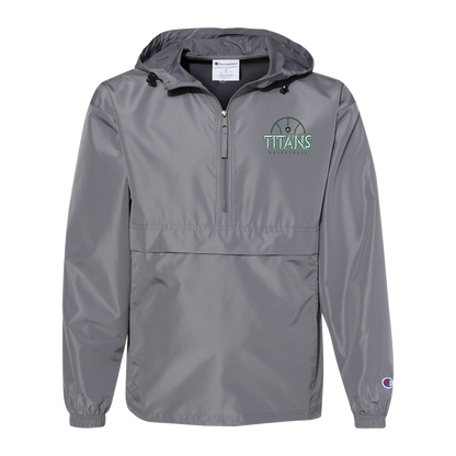 tc-titans-ball-dome-champion-unisex-packable-anorak-jacket — Graphite — Front — source sha256 bb5eb0066271bf84dc84d41ad9ad3ff10aab373536f787f23ee6100275abaaa9 — Color position 2