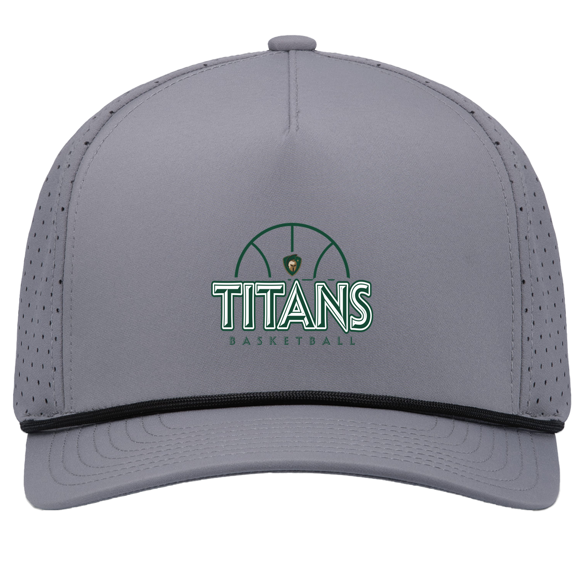 tc-titans-ball-dome-pacific-headwear-weekender-perforated-snapback-cap — Graphite/Black — Front — source sha256 c07ce044399f38bd6f3ea53c232bbf7b632612eba1b3a4844bdd57c97dd6a6eb — Color position 3