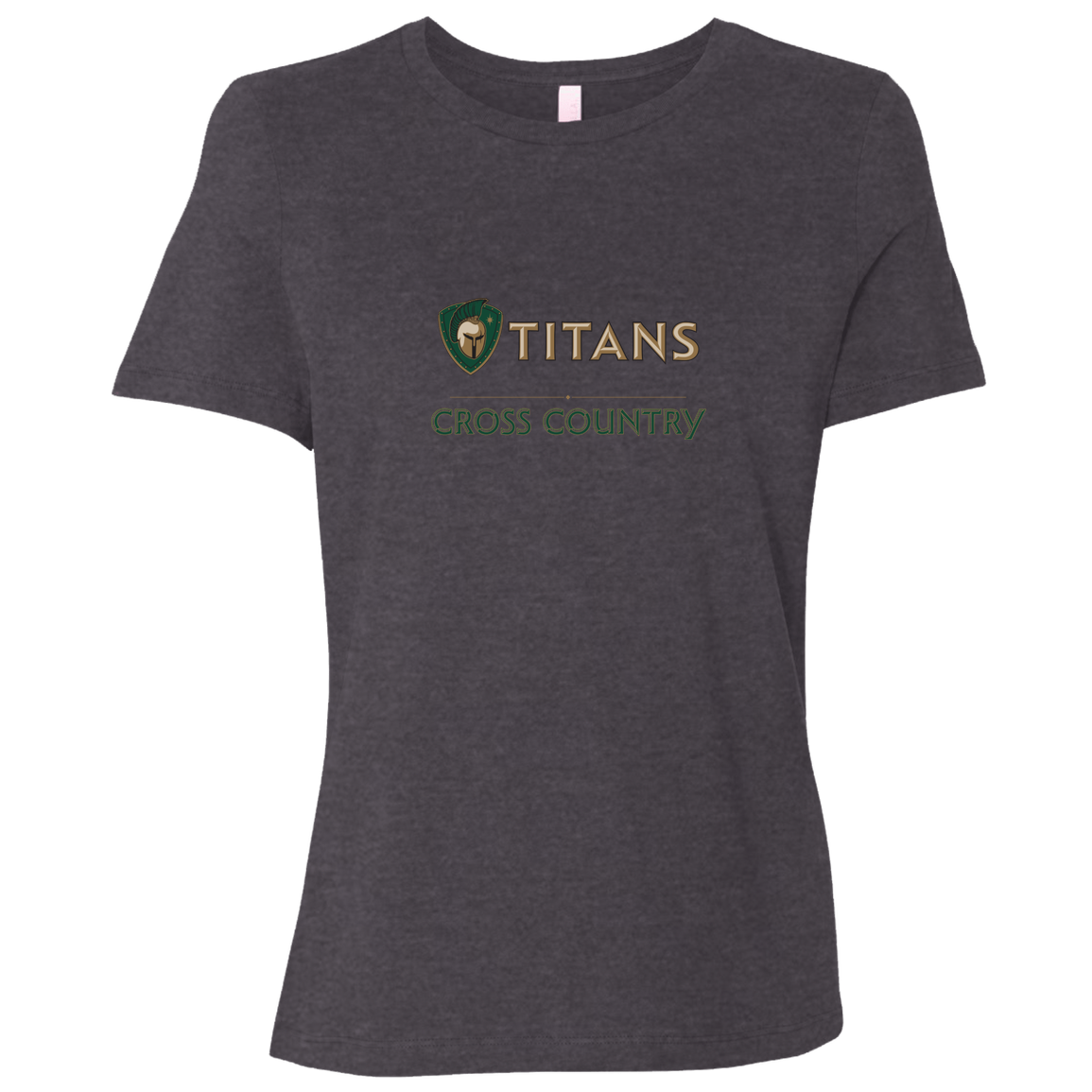 tc-titans-cross-country-basic-bella-canvas-ladies-relaxed-jersey-short-sleeve-t-shirt — Dark Grey Heather — Front — source sha256 1b4cc22fcf8ff37dc699ef58937ef25b0bd1a6d0bbfe77be2f504a532f0546ad — Color position 6