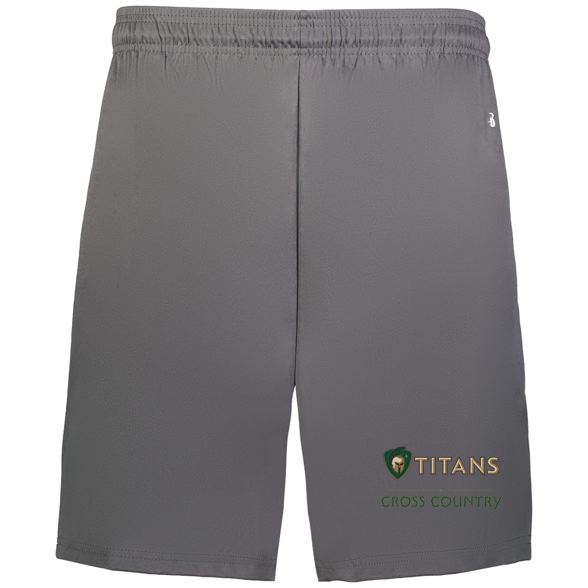 tc-titans-cross-country-basic-badger-adult-b-core-7-inch-short-with-pockets — Graphite — Front — source sha256 208462809c31ab015db9f253bf3fdf0f77aaa3f1514425260858c70cfe212ff6 — Color position 2