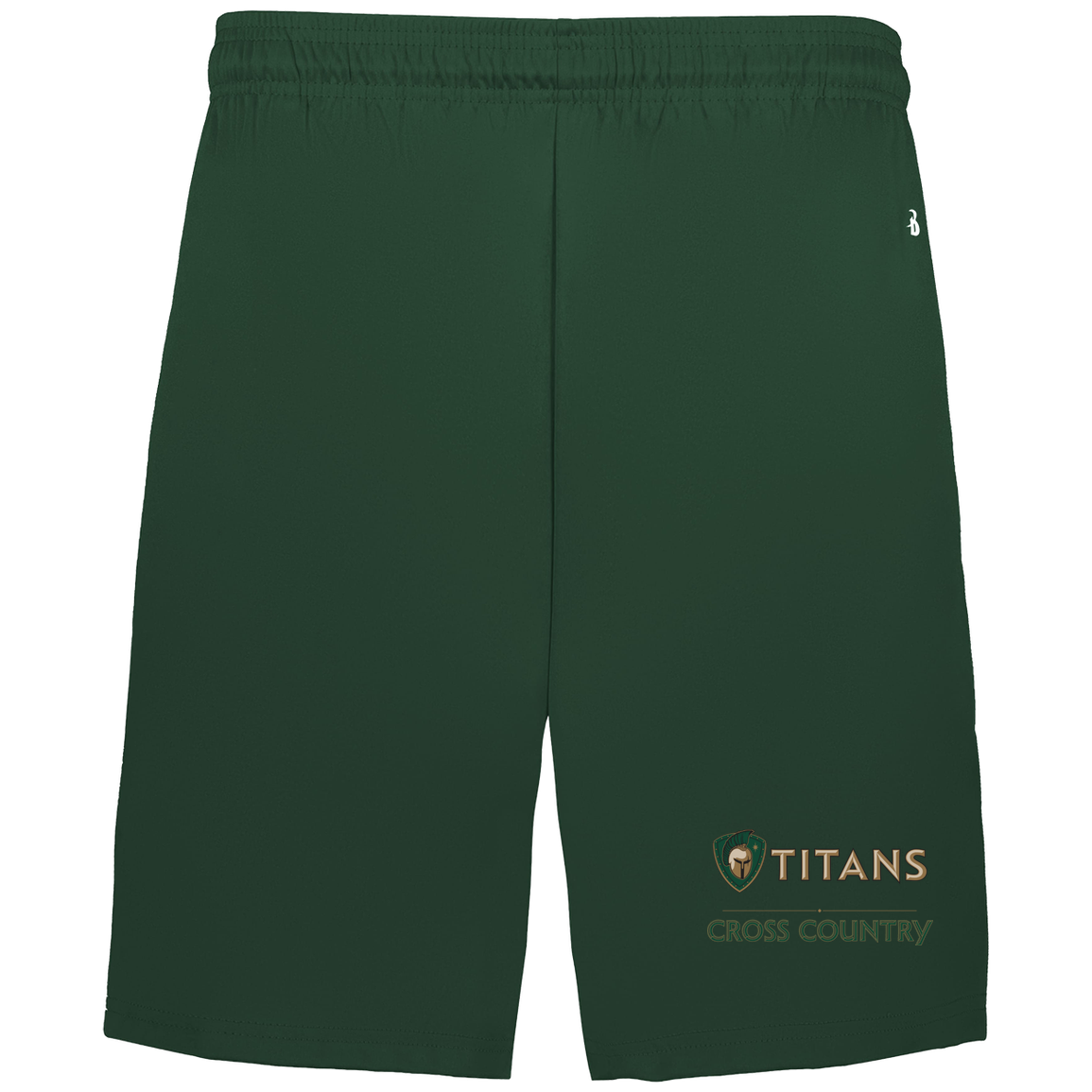 tc-titans-cross-country-basic-badger-adult-b-core-7-inch-short-with-pockets — Forest — Front — source sha256 3159b5a19ac595fa47c9e9be7fb1c7a17f7f228e5133c6fdd7738b9925783c26 — Color position 4