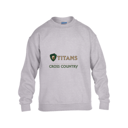 tc-titans-cross-country-basic-gildan-kids-heavy-blend-fleece-crew — Grey — Front — source sha256 441a8176049466fffbbd57e5a3105287f337edd89f4191c0fa02898a2fb1b981 — Color position 3