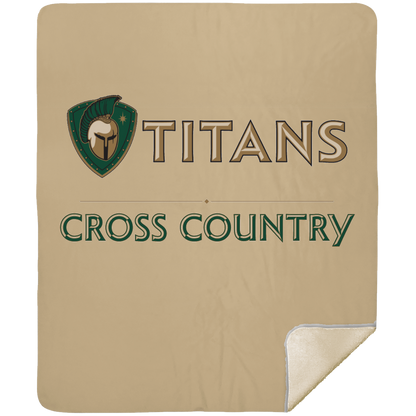 tc-titans-cross-country-basic-mshm-premium-sherpa-blanket-50x60 — Tan — Front — source sha256 537f596e1d156079f51bae9822ce01012b7bb01596000736ad164e9f7e6146d2 — Color position 5