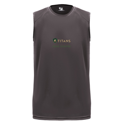 tc-titans-cross-country-basic-badger-b-core-sleeveless-performance-tee — Graphite — Front — source sha256 5b9e0ccffc6a7a56993e648a920723871cc4d78e0cb1cebbd1947b0754f71204 — Color position 2