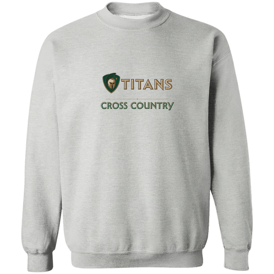 tc-titans-cross-country-basic-gildan-crewneck-pullover-sweatshirt — Sport Grey — Front — source sha256 d40a82a85f200f8410c37ecac59729223b6c588b9112cd774e606fdd8e52920a — Color position 1