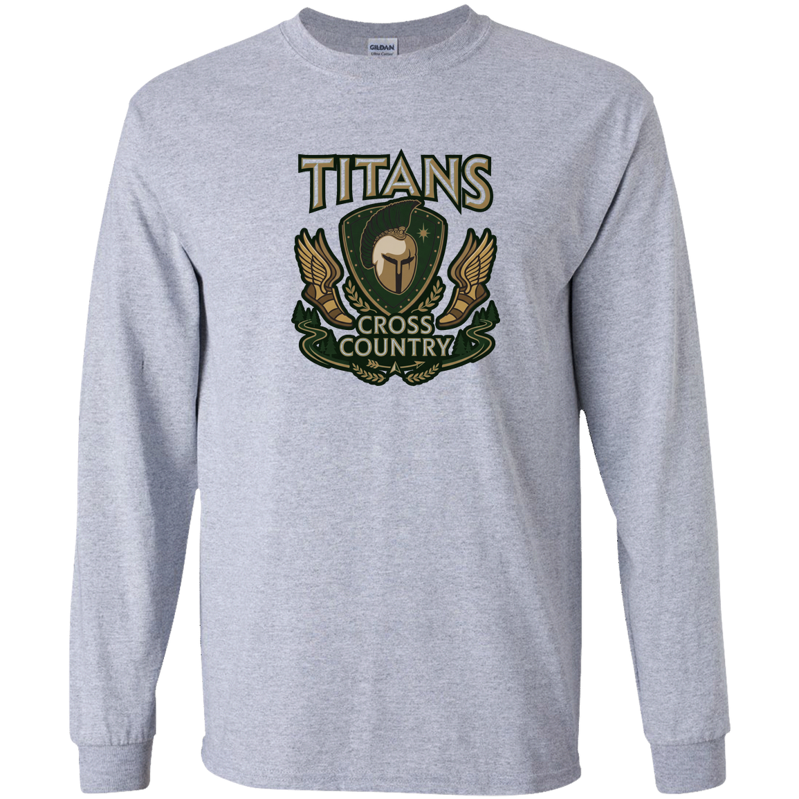 tc-titans-cross-country-insignia-gildan-youth-ls-t-shirt — Sport Grey — Front — source sha256 010d2f9ab2dbab2c909e3e33f0d1c05f0520b5702d1b4b04b69007f625623529 — Color position 1