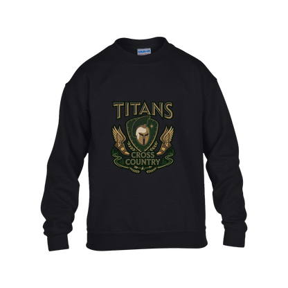 tc-titans-cross-country-insignia-gildan-kids-heavy-blend-fleece-crew — Black — Front — source sha256 19a446b1c738869b3938cbbc081a79d47806845155182bb6c62e19f7bd15da3b — Color position 1