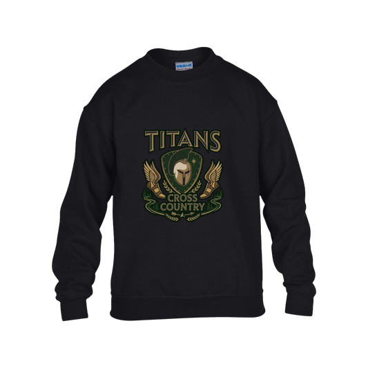 tc-titans-cross-country-insignia-gildan-kids-heavy-blend-fleece-crew — Black — Front — source sha256 19a446b1c738869b3938cbbc081a79d47806845155182bb6c62e19f7bd15da3b — Color position 1