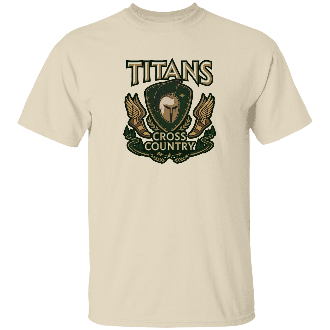 tc-titans-cross-country-insignia-gildan-5-3-oz-t-shirt — Natural — Front — source sha256 22926223068b86417f180cd841dd3ab1375978214683d0018059bacdc60f5178 — Color position 2