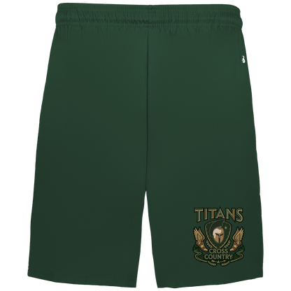 tc-titans-cross-country-insignia-badger-adult-b-core-7-inch-short-with-pockets — Forest — Front — source sha256 284b591eec71787f1c776df0034d0e4977c9c0b50a7b94a750405b2fe86e4cb8 — Color position 4