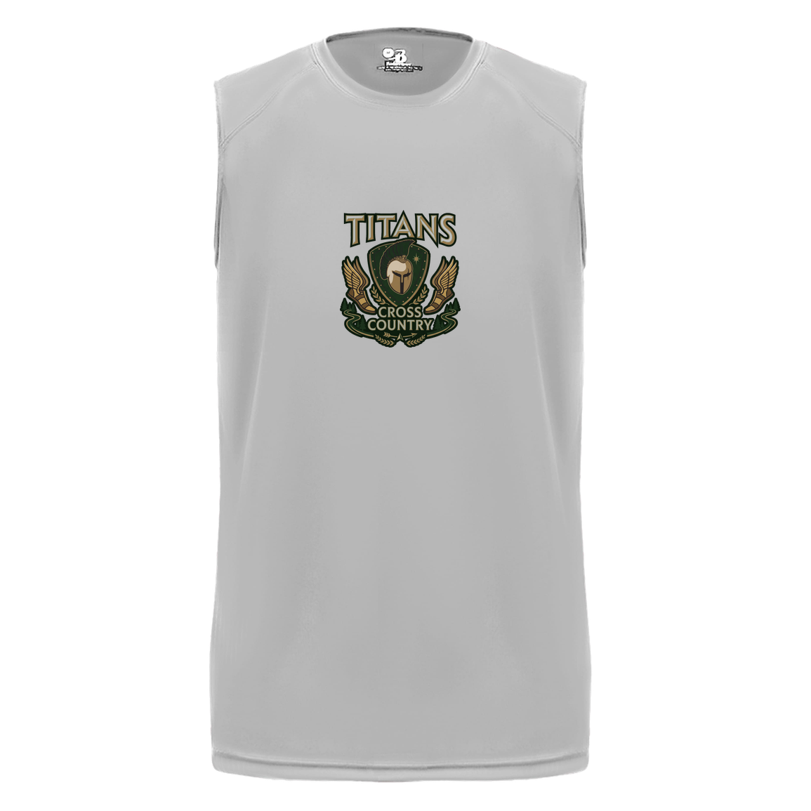 tc-titans-cross-country-insignia-badger-b-core-sleeveless-performance-tee — Silver — Front — source sha256 2b3e4c065c492124971b29cd20d5d5c9b67fde3f03d87daef510ad8bd094f005 — Color position 3