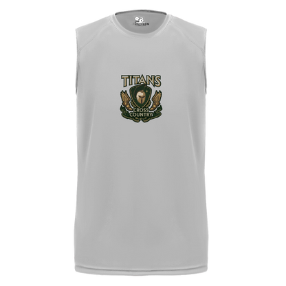 tc-titans-cross-country-insignia-badger-b-core-sleeveless-performance-tee — Silver — Front — source sha256 2b3e4c065c492124971b29cd20d5d5c9b67fde3f03d87daef510ad8bd094f005 — Color position 3
