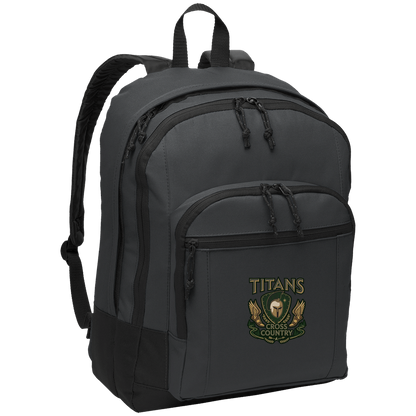 tc-titans-cross-country-insignia-port-authority-basic-backpack — Dark Charcoal — Front — source sha256 2eb8e533a17ef634b860fe6a6c8f71136f8960a5afaa5c84ede8e599033abe92 — Color position 2