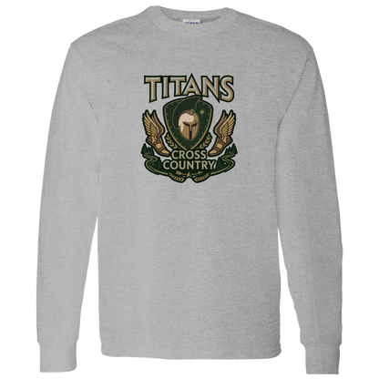 tc-titans-cross-country-insignia-gildan-ls-t-shirt-5-3-oz — Sport Grey — Front — source sha256 474764b989c3a81b54063b23faa03fd67527fb614decf1a02a495f665b751c09 — Color position 5