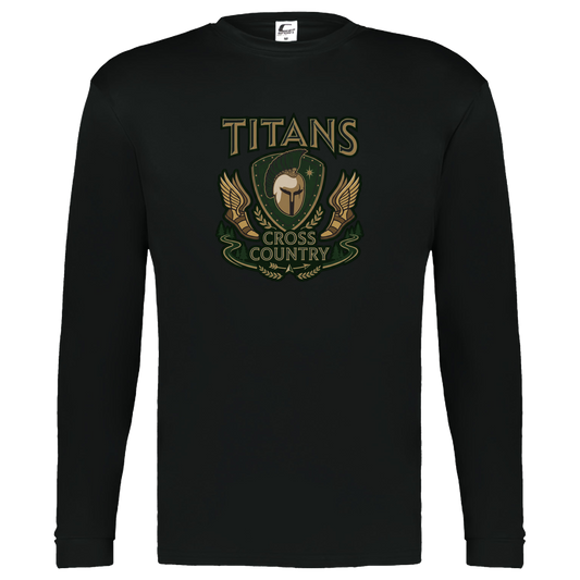 tc-titans-cross-country-insignia-c2-kids-performance-long-sleeve-tee — Black — Front — source sha256 8019fdf1a88d489289476aff2cfdf7975dba475f29b0551ff3627d8473fa845b — Color position 1