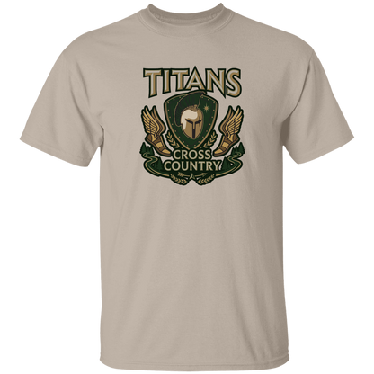tc-titans-cross-country-insignia-gildan-5-3-oz-t-shirt — Sand — Front — source sha256 aa4ba280c0da58435be7d9aa911d034ef90ae7e862418b2430abf22ed68ea9b1 — Color position 1