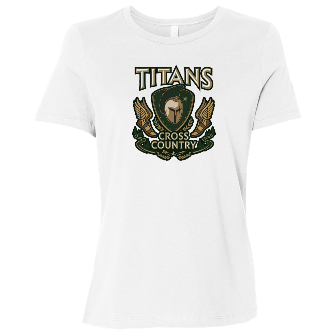 tc-titans-cross-country-insignia-bella-canvas-ladies-relaxed-jersey-short-sleeve-t-shirt — White — Front — source sha256 b69033b56a223f1e0b89d4bf4e9e7e1872f3c31ebb5ba4689c5313ff6016ef40 — Color position 4