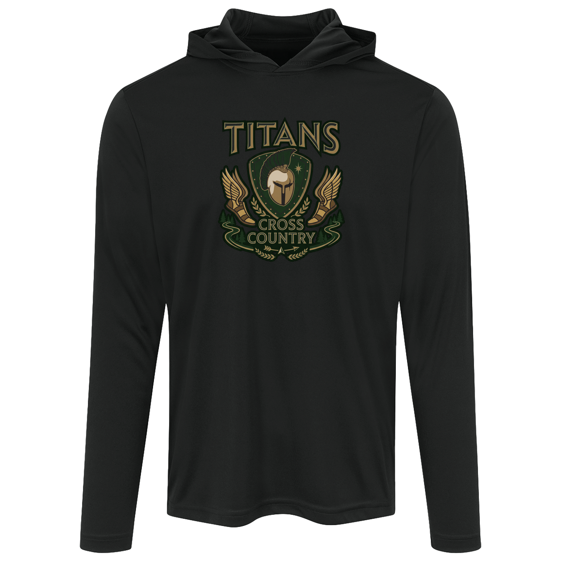 tc-titans-cross-country-insignia-sport-tek-mens-competitor-hooded-tee — Black — Front — source sha256 ca0ab12d4811115d6350ee9922a39f1064eca3b8a7472a1ca8d65785b151dfd5 — Color position 1