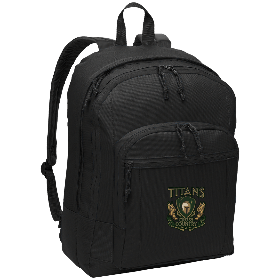 tc-titans-cross-country-insignia-port-authority-basic-backpack — Black — Front — source sha256 d5e99ffac31cd2c5a0228c76dc2b2cb2bda64617497bd846d89db2b054d619cd — Color position 1
