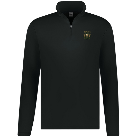 tc-titans-cross-country-insignia-c2-mens-1-4-zip-pullover — Black — Front — source sha256 f25a80fd62906783c1bb57b571f4ecc7484b9a6dca5465882f5ac33507f4d573 — Color position 1