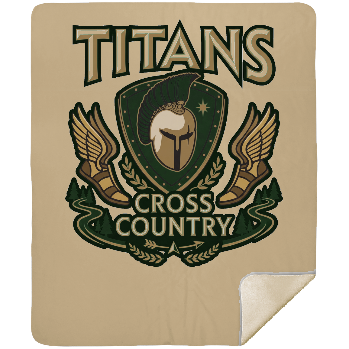 tc-titans-cross-country-insignia-mshm-premium-sherpa-blanket-50x60 — Tan — Front — source sha256 f4ab0fd002f0b8f0703137d35c6cd265453a87a2b8f3b030e302ac3e293dca0e — Color position 5