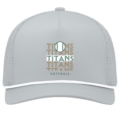 tc-titans-echo-highlight-2-pacific-headwear-weekender-perforated-snapback-cap — Silver/White — Front — source sha256 002c1c7277a36429ac5d6076aaeec137def3e5252fe23d11c9736377efd6e71b — Color position 5