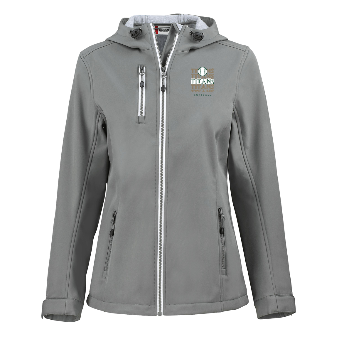 tc-titans-echo-highlight-2-clique-womens-eco-stretch-softshell-jacket — Slate — Front — source sha256 33451a18e001b25ee4e8f143519f4d5069ed255c731f599dd7a33a8aeda0b4d7 — Color position 2