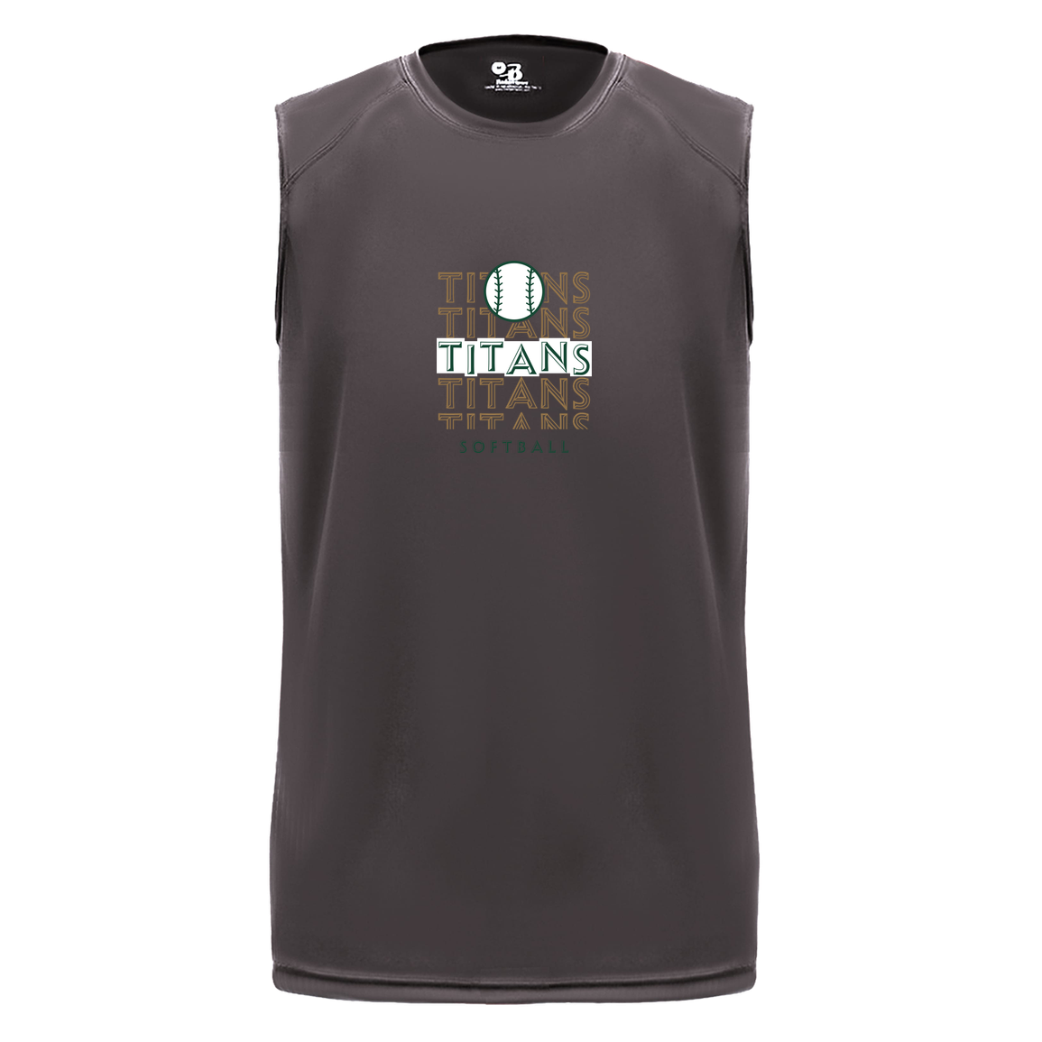 tc-titans-echo-highlight-2-badger-b-core-sleeveless-performance-tee — Graphite — Front — source sha256 43652c4e9baef50341bc579c96ac25e07b8fd4e1c5abb706279527d7baca5625 — Color position 2