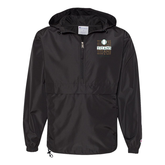 tc-titans-echo-highlight-2-champion-unisex-packable-anorak-jacket — Black — Front — source sha256 57aa5d1b258c5b9cb7b2f121f979c0d5979fd7c41115debe9b10f8e1cdf3b8a8 — Color position 1