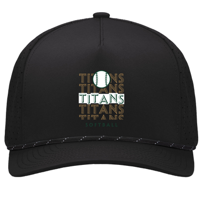 tc-titans-echo-highlight-2-pacific-headwear-weekender-perforated-snapback-cap — Black/Black — Front — source sha256 731ef42fc04e1836778361aedd8ab45b32d1ecaa803761a01743140901297892 — Color position 1
