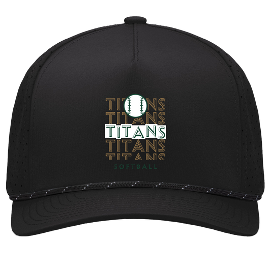 tc-titans-echo-highlight-2-pacific-headwear-weekender-perforated-snapback-cap — Black/Black — Front — source sha256 731ef42fc04e1836778361aedd8ab45b32d1ecaa803761a01743140901297892 — Color position 1