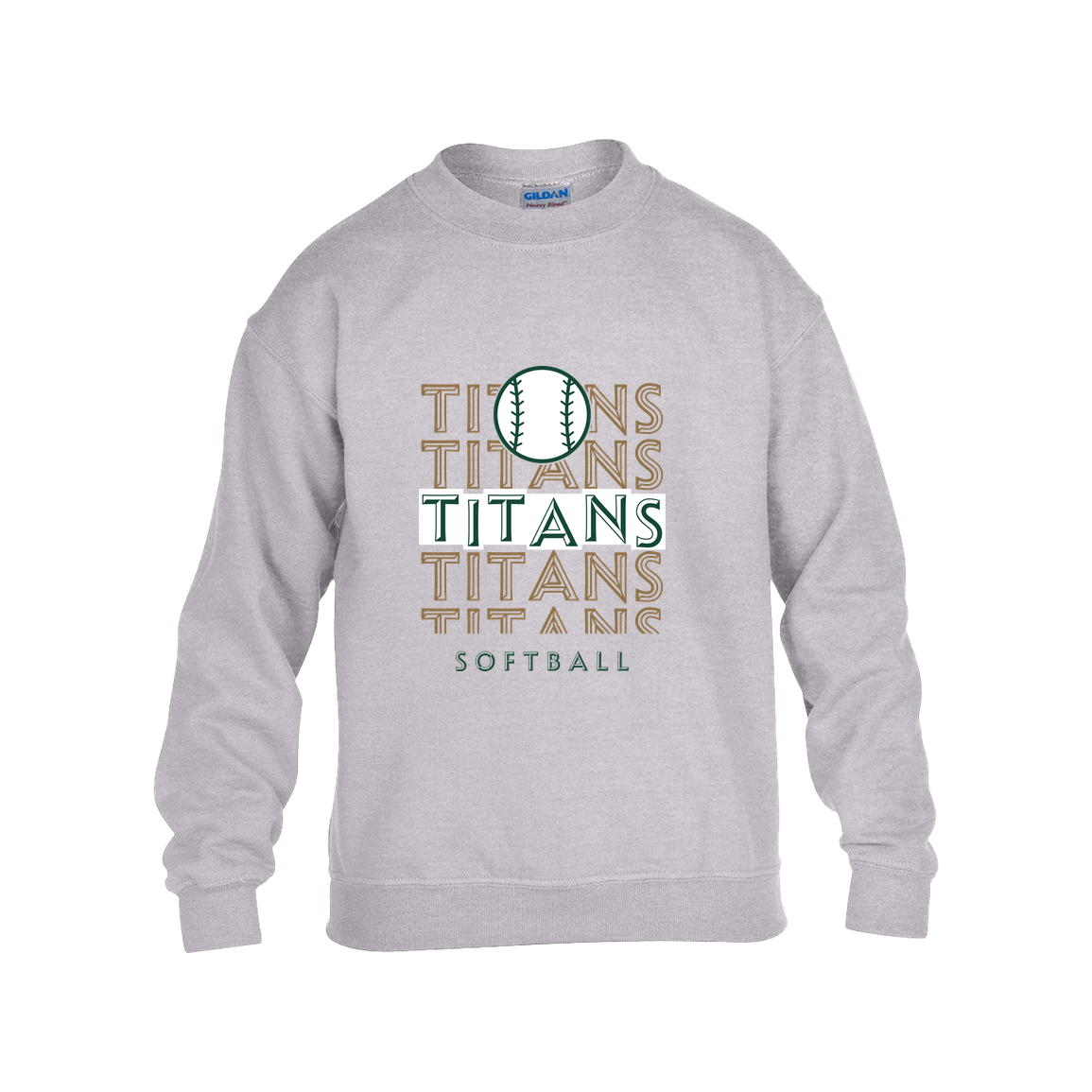 tc-titans-echo-highlight-2-gildan-kids-heavy-blend-fleece-crew — Grey — Front — source sha256 7cde32210370b1100651b2f321f9a87c070b7b911a86ecff66cd285183b9627b — Color position 3