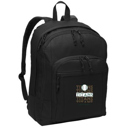 tc-titans-echo-highlight-2-port-authority-basic-backpack — Black — Front — source sha256 8ec7797862e2032a93cb0982ec54b6fb027456907a979fae7b54870542b7400c — Color position 1