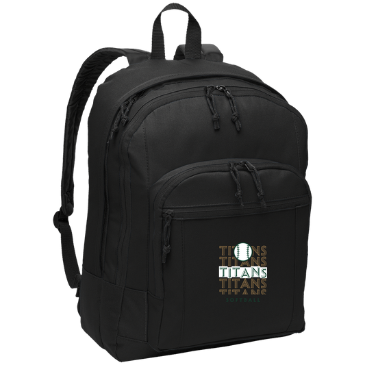 tc-titans-echo-highlight-2-port-authority-basic-backpack — Black — Front — source sha256 8ec7797862e2032a93cb0982ec54b6fb027456907a979fae7b54870542b7400c — Color position 1