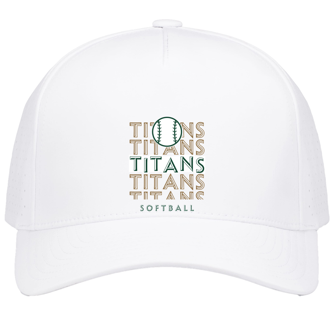 tc-titans-echo-highlight-2-pacific-headwear-weekender-perforated-snapback-cap — White — Front — source sha256 99bf6930ff5e09888a5e5c1c5b7bb09aa87cdf37ef944ee9882071442878aa40 — Color position 6