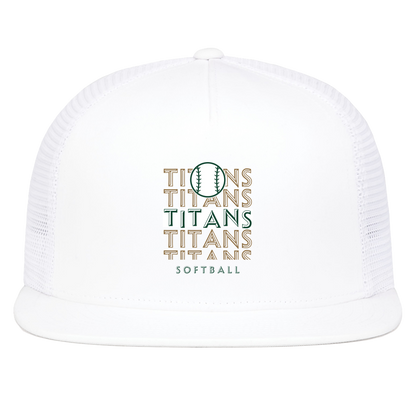 tc-titans-echo-highlight-2-pacific-headwear-d-series-5-panel-trucker-snapback-cap — White — Front — source sha256 a8c14b574e829c77cf1139e386be8cb2b07dcf0c5de2555a15092aa7331ecd88 — Color position 5