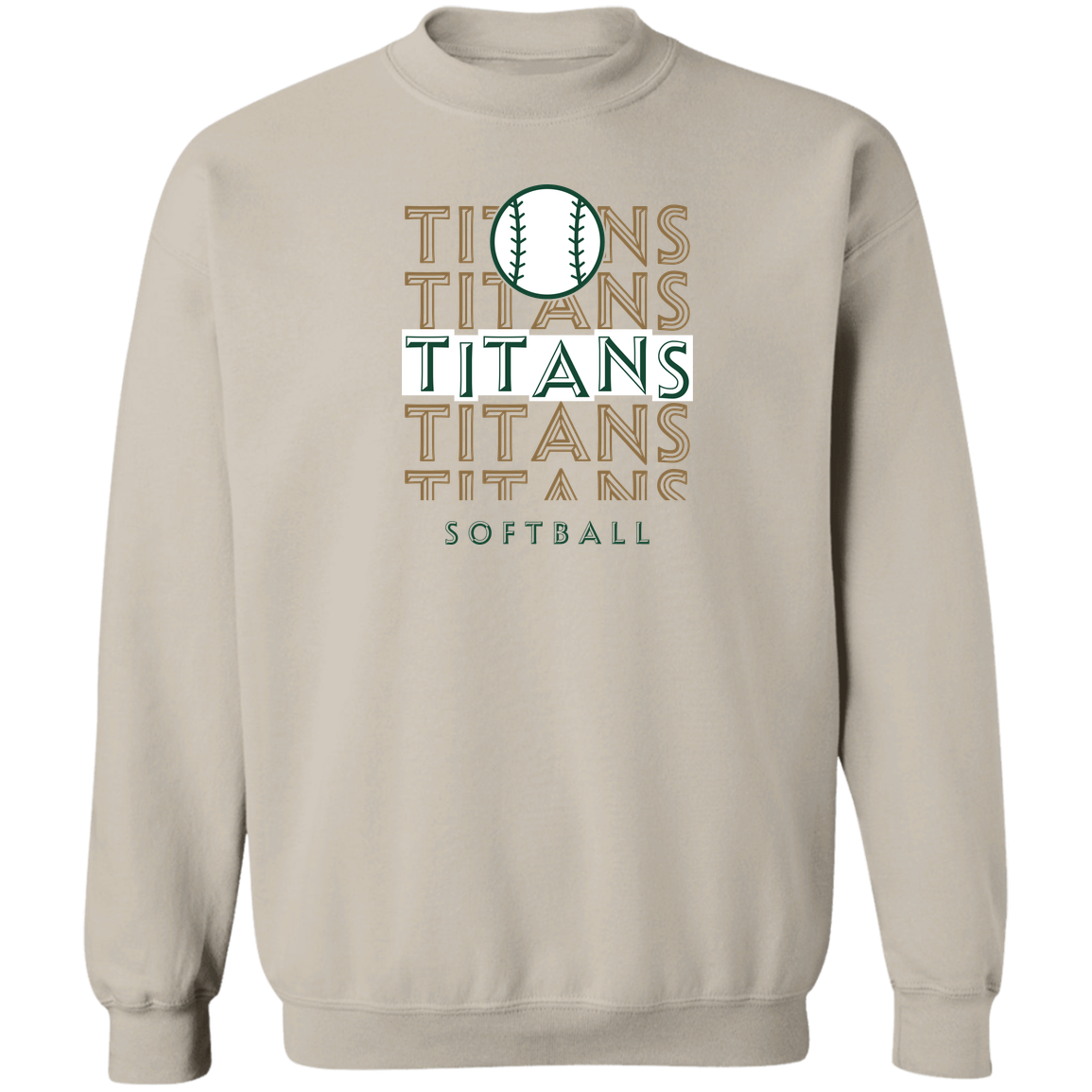 tc-titans-echo-highlight-2-gildan-crewneck-pullover-sweatshirt — Sand — Front — source sha256 b305b9235046a8cacc251204f874cd66988b2f6892bc3f4cebc8488768b503b6 — Color position 5