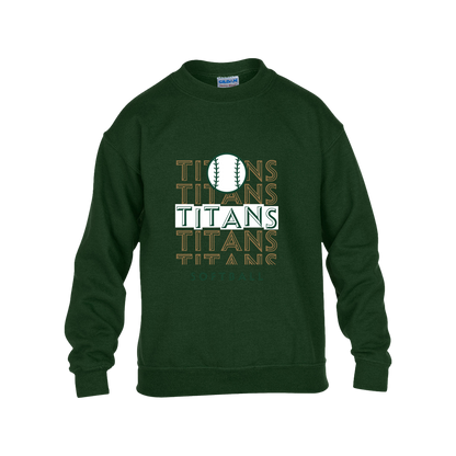 tc-titans-echo-highlight-2-gildan-kids-heavy-blend-fleece-crew — Forest Green — Front — source sha256 e1bc37a89d0dd71e0e8a06a7f25033c752c9584db7fc53743634fea54ecdb985 — Color position 5