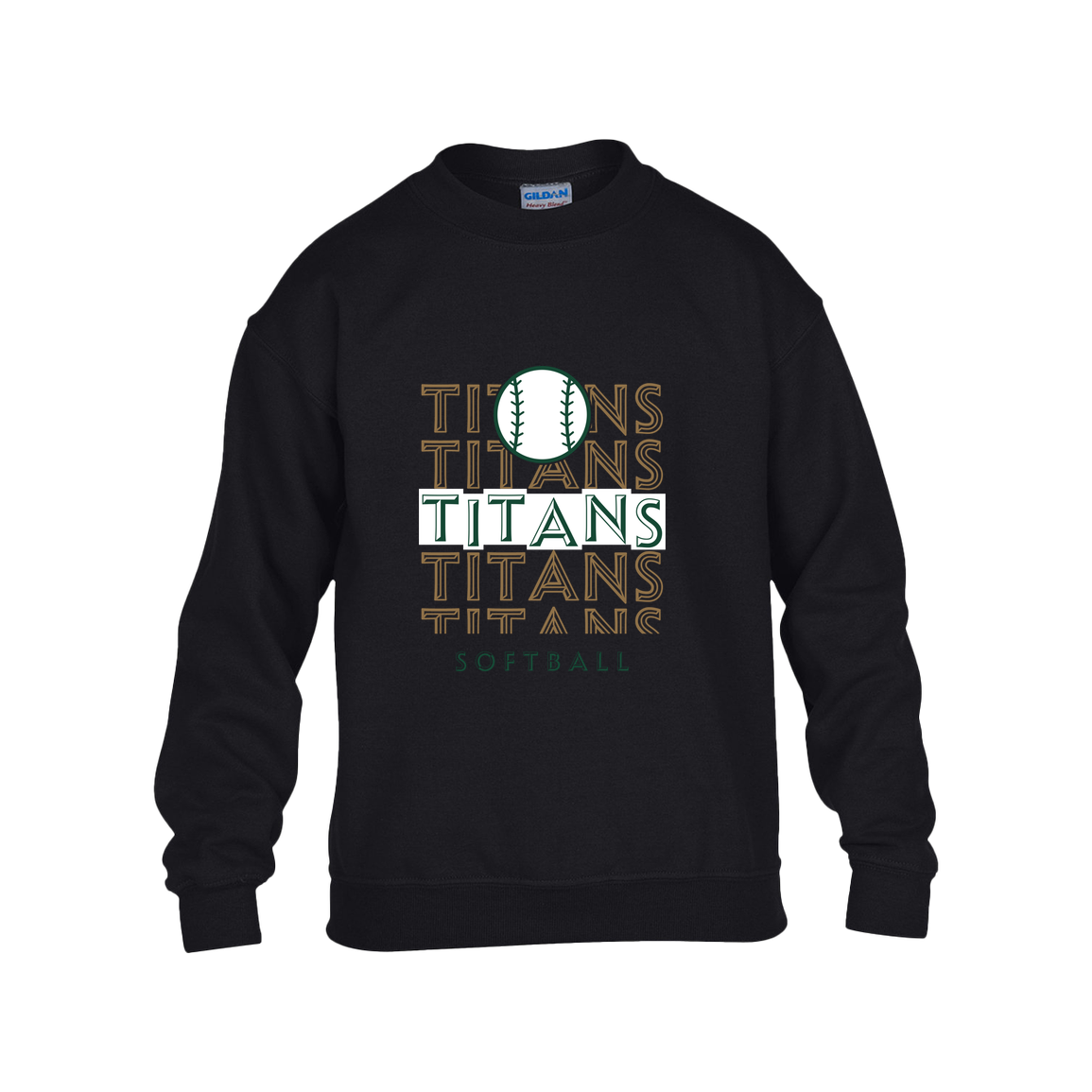 tc-titans-echo-highlight-2-gildan-kids-heavy-blend-fleece-crew — Black — Front — source sha256 fb6fcf5193b4a73dd9fd41fc583348e44042576ea285b1c7b17a0009f27d5b93 — Color position 1